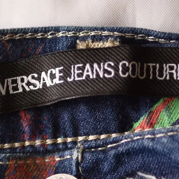 Versace Jeans Couture Artsy & Colourful Painted Jeans - Italy - Picture 9 of 11